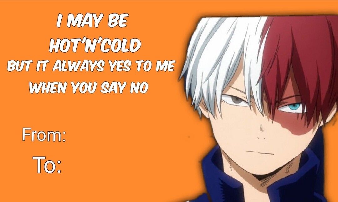 Featured image of post Anime Valentines Cards Mha