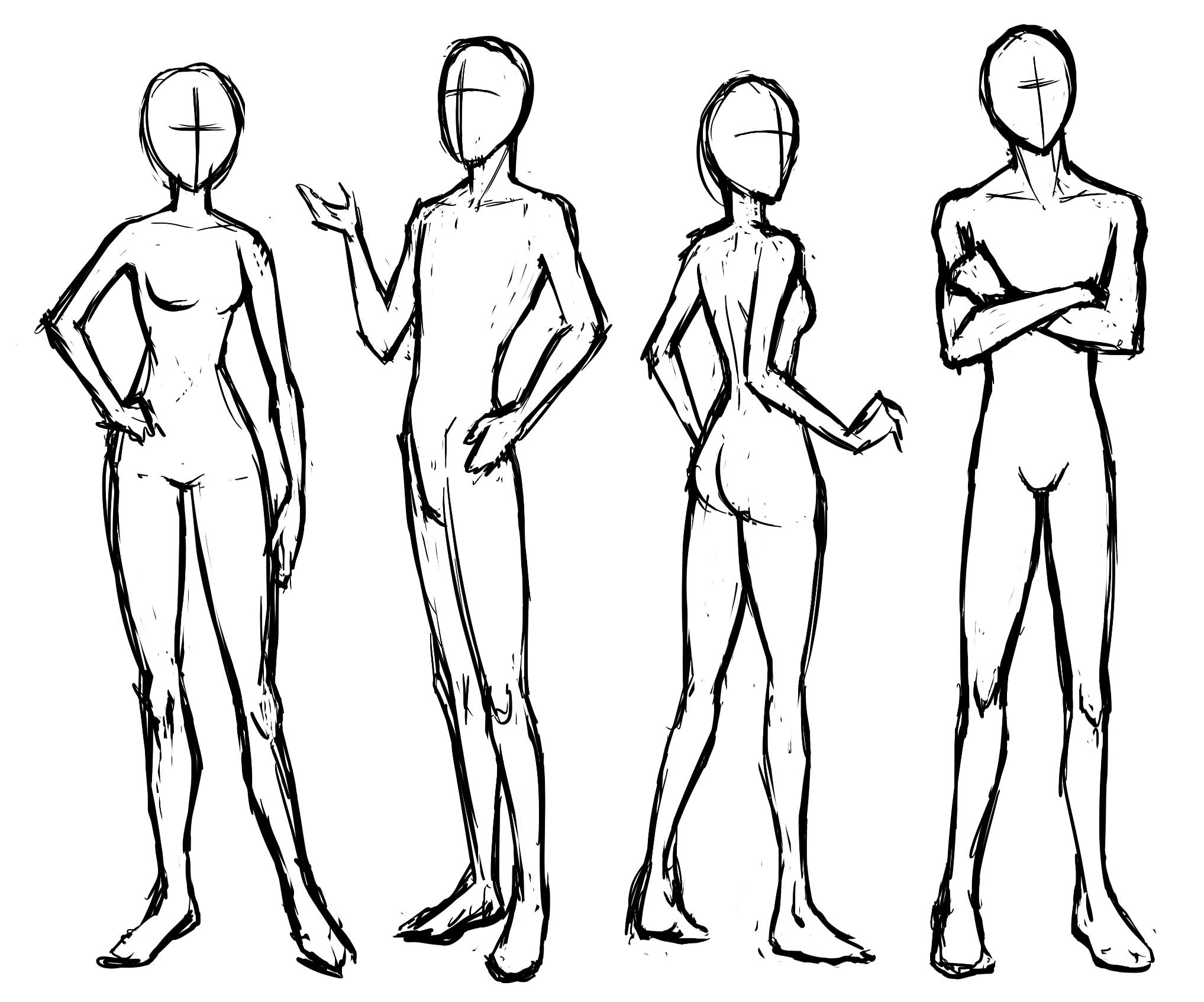 Featured image of post Body Reference Drawing Standing