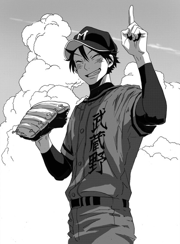 picture Boy Anime Baseball baseball boy anime glove manga