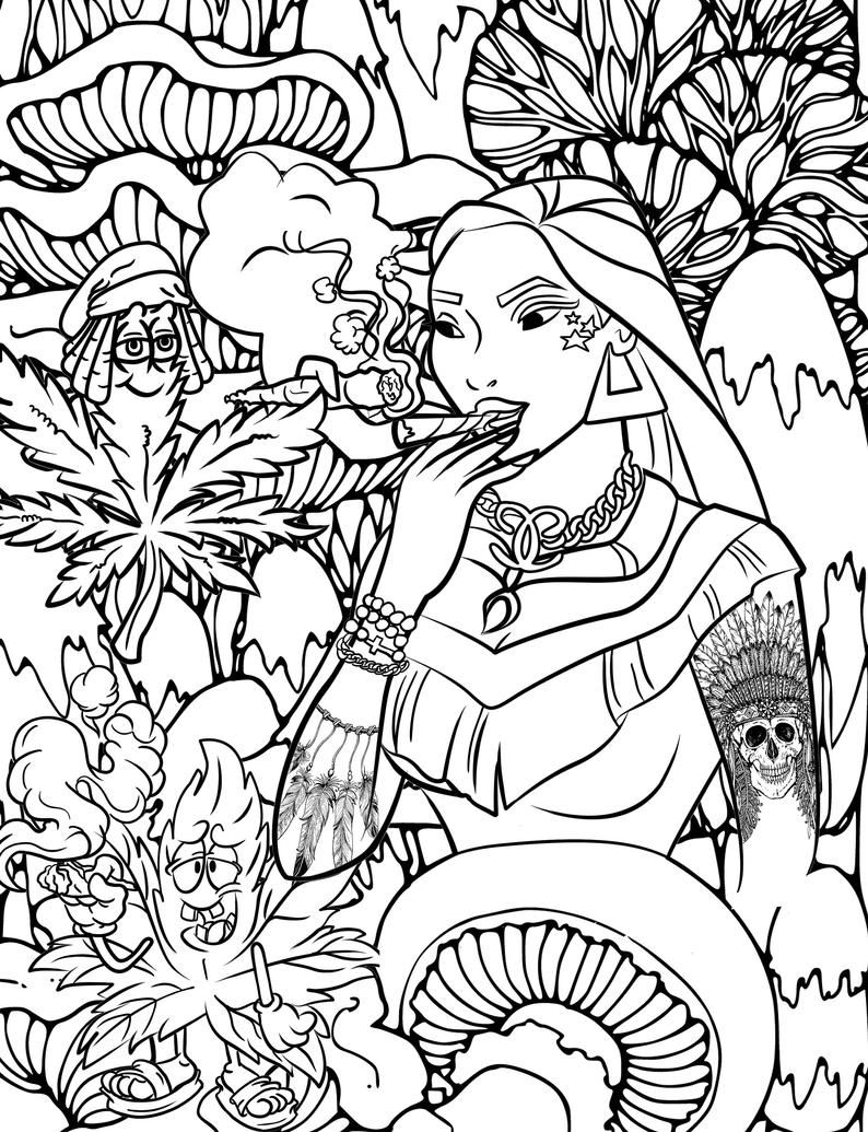 Featured image of post Disney Weed Coloring Pages