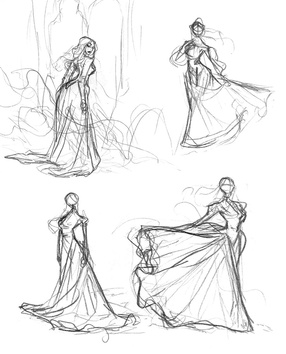 Featured image of post Flowing Dress Drawing Reference