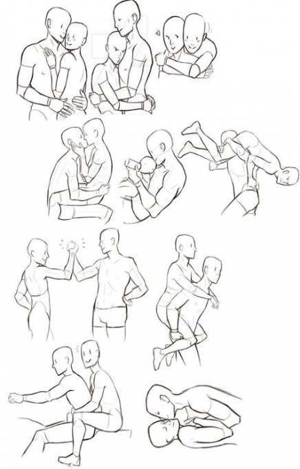 Featured image of post Hug Cute Couple Poses Drawing Reference