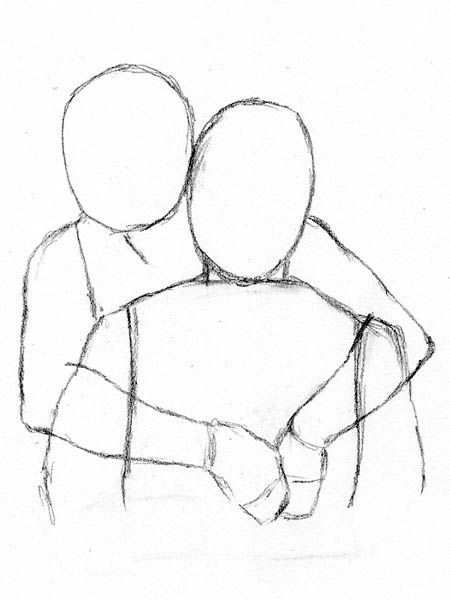 Featured image of post Hug From Behind Drawing Reference