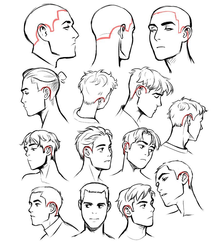 Featured image of post Male Drawing Reference Hair