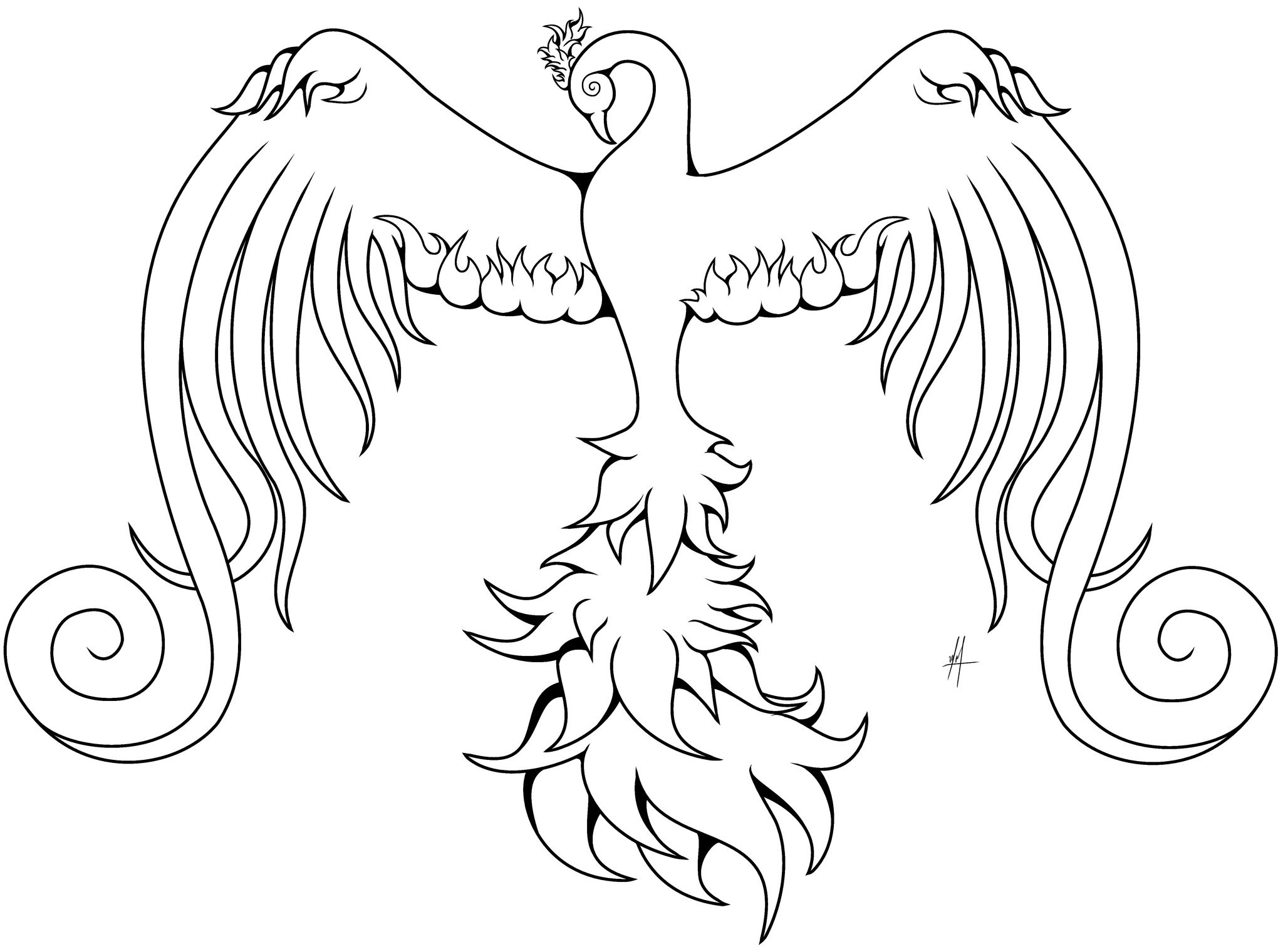 Featured image of post Phoenix Coloring Pages Printable