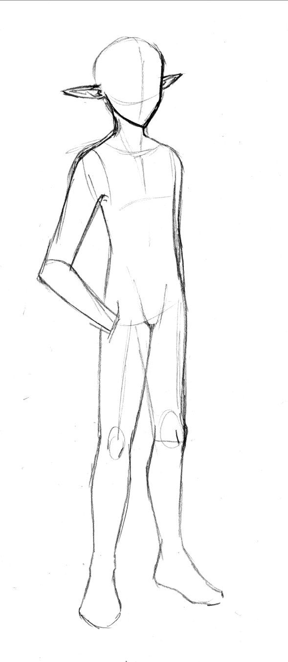 Featured image of post Sketch Anime Full Body Base