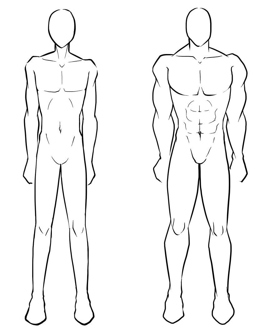 Featured image of post Skinny Anime Boy Body Reference