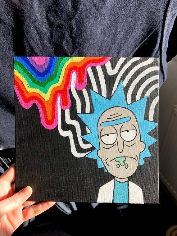 Featured image of post Trippy Painting Ideas Rick And Morty