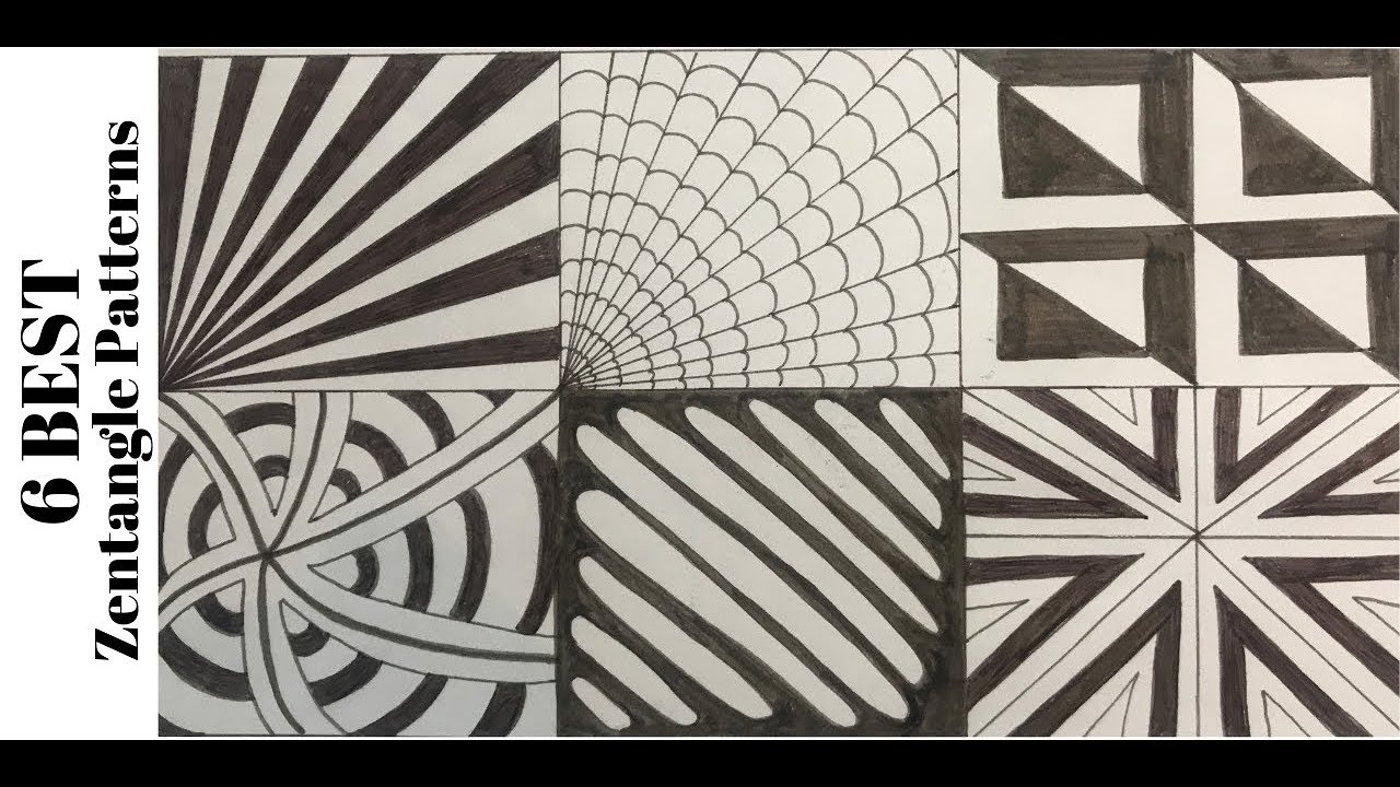 Featured image of post Zentangle Cool Patterns To Draw Easy